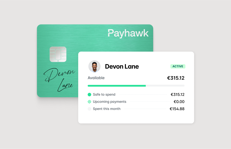 Les cartes d'entreprise intégrées de Payhawk pour les entreprises
